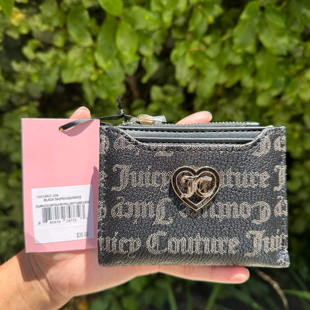 Juicy Couture Black and Gold Wallet NWT